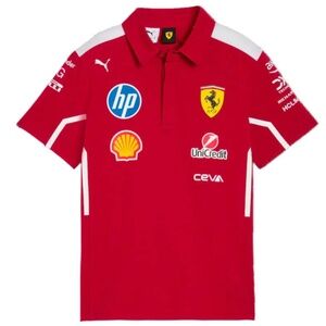 Scuderia Ferrari X Puma   F1  Polo Shirt Formula 1 2025   763944-01   Lewis Hami